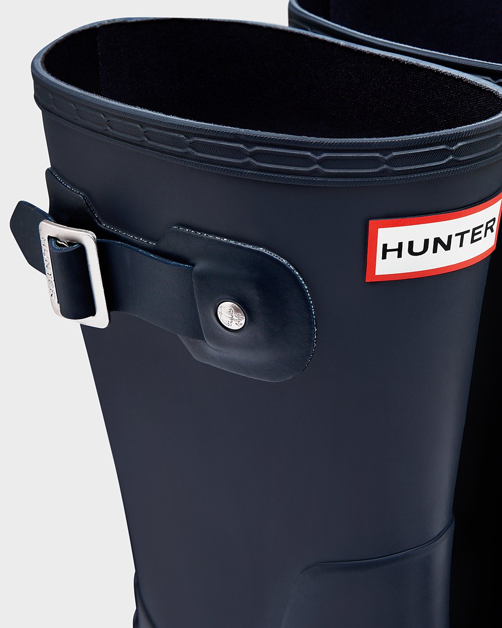 Galochas Curtas Hunter Homem Azul Marinho - Original - 23HFVELMC